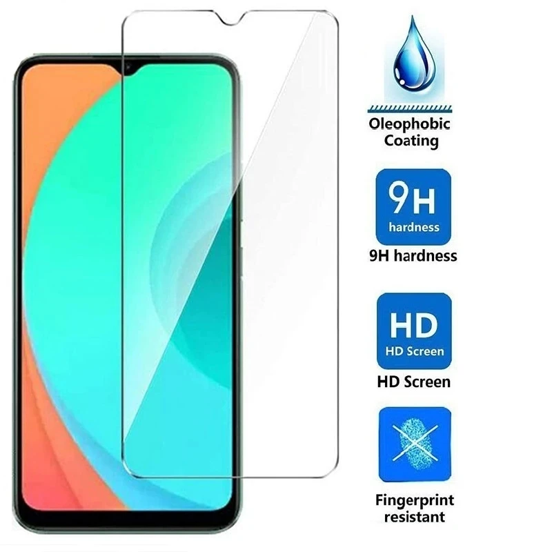 

Full Cover Tempered Glass For Realme C2 C3 C3i C11 C12 C15 C17 Screen Protector C20 C20A C21 C21Y C25 C25Y C30 C31 C33 C35 Glass