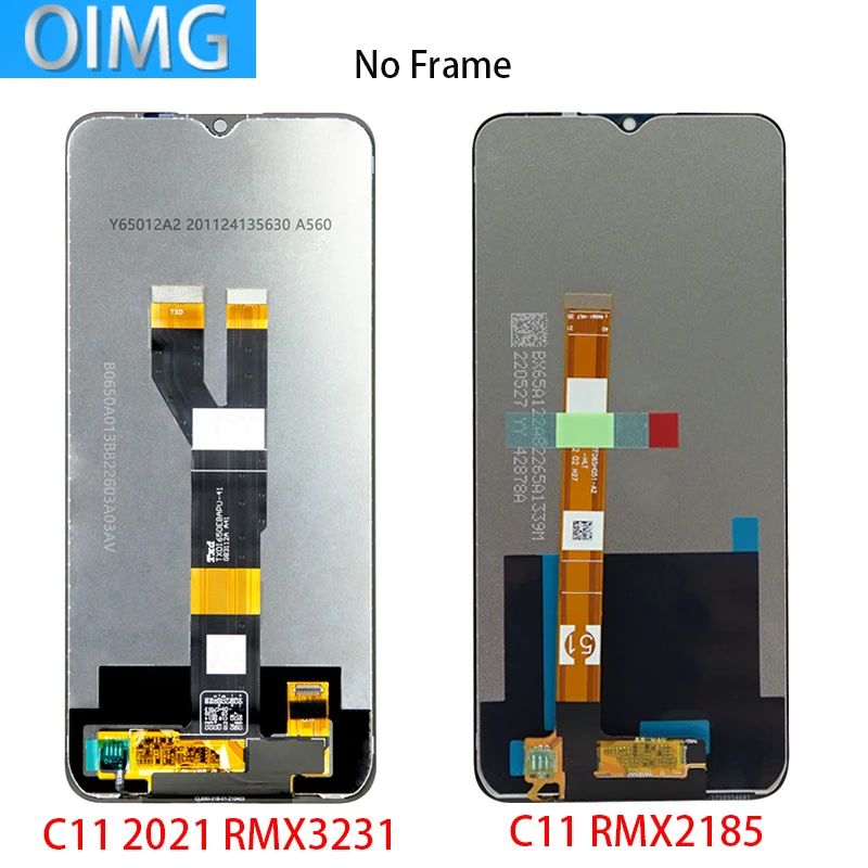Фото Для OPPO Realme C11 2021 Оригинальный ЖК-дисплей с рамкой сенсорный экран панель дигитайзер Запасные части RMX2185 RMX3231 №2