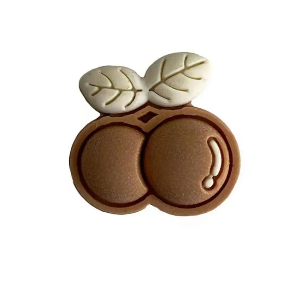 Cute 1pcs Little Bear and Little Flower  PVC Shoe Charms DIY  Shoe Aceessories Clogs Decorations Fit kids X-mas Gifts croc jibz