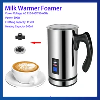 milk frother automatic cappuccino hot and cold coffee electric milk beater household milk warmer foamer milk frother
