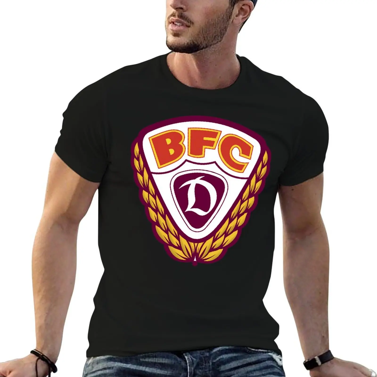 Фото Дизайн BFC Динамо Берлин # Футболка f85, забавные футболки, хлопковые футболки, дизайнерские хлопковые футболки, 100% хлопковая футболка №1