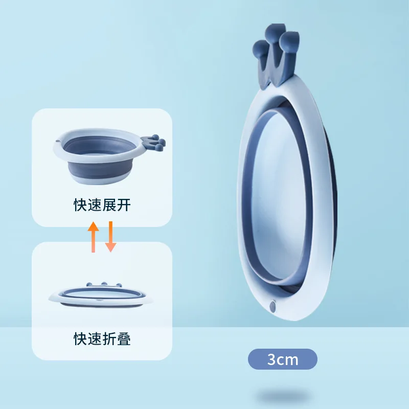 Портативная складная раковина милая для умывальника из полипропилена