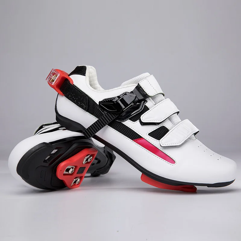 

Cycling Sneakers Men Road Bike Shoes Self-locking Speed Flat Cleat Professional Breathable Women Bicycle Footwear