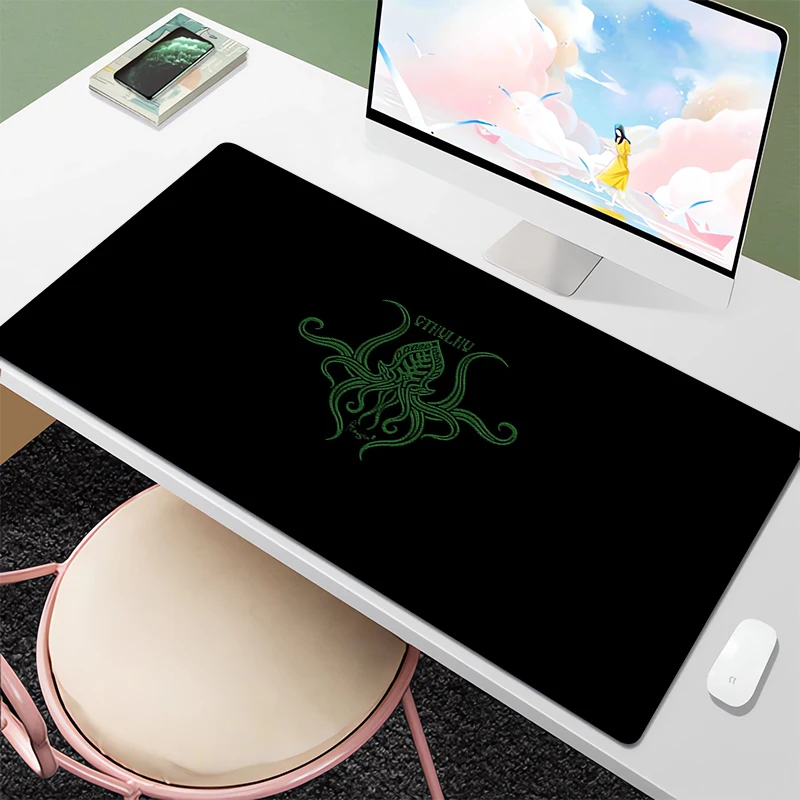 

Mause Pad Gamer Desk Cthulhu Gaming Mouse Mat Pc Accessories Mousepad Anime Deskmat Pads Setup 900x400 Xxl Desktop Computer Mice