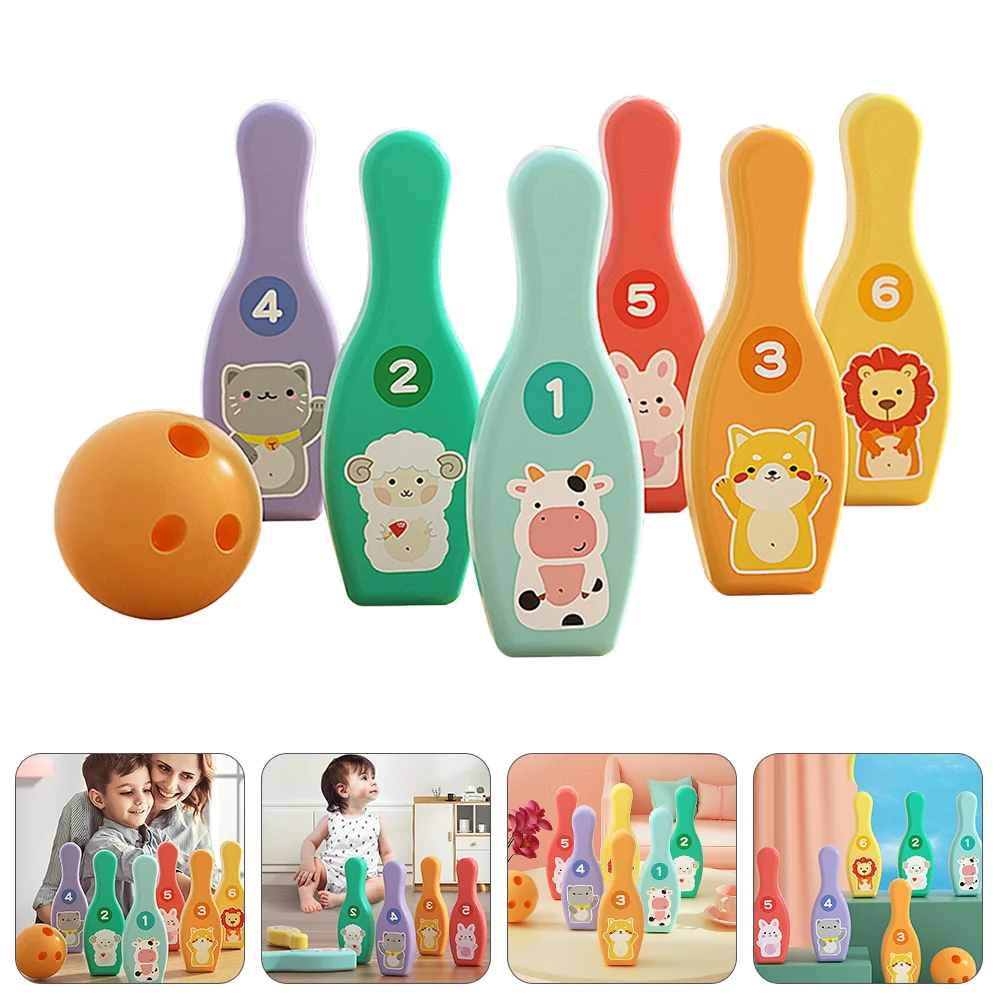 

1 set of Interactive Toys Educational Bowling Game Toys Bowling for Kids