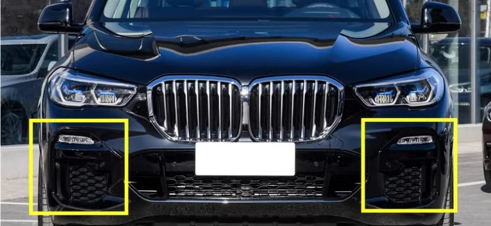 Передний бампер противотуманная фара решетка вентиляционная крышка для BMW X5 G05 2019