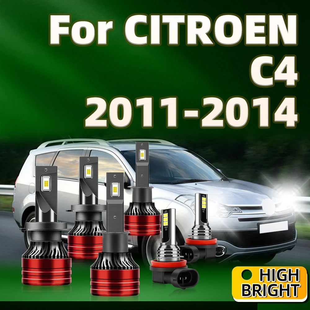 2/4/6 шт. автомобильные лампы 180 Вт H7 H1 с чипом CSP 6000K H11