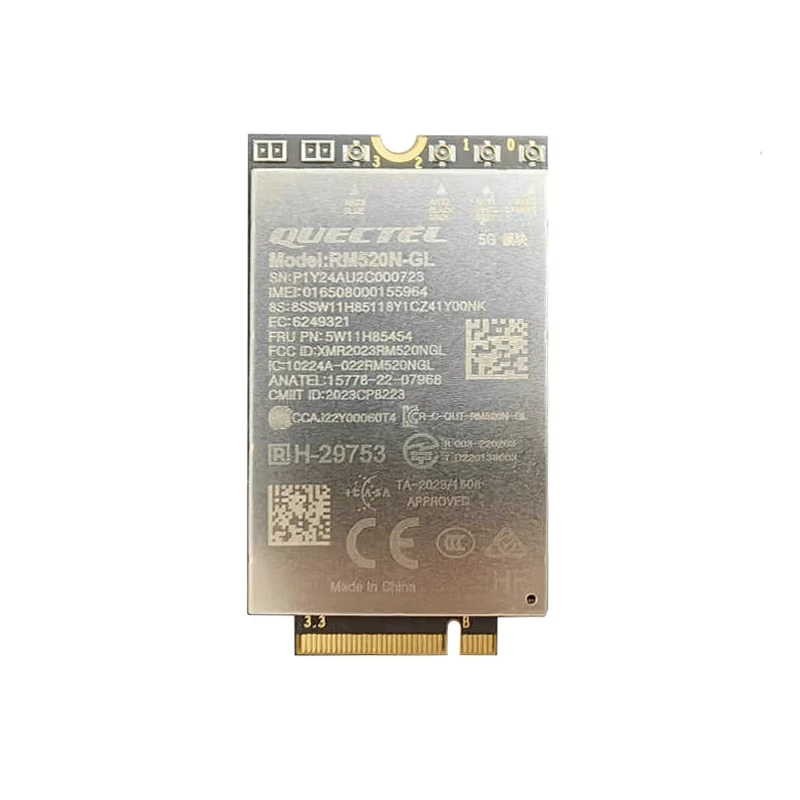 Quectel RM520N-GL 5G mmWave Module 5W11H85454 MIMO WWAN Card для ноутбука Thinkpad P16v Gen2 T14s Gen5 Magic Bay Studio
