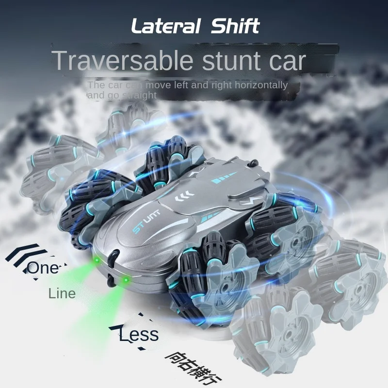

2.4G remote control double-sided horizontal drift rollover stunt vehicle high-speed climbing off-road vehicle children's toy