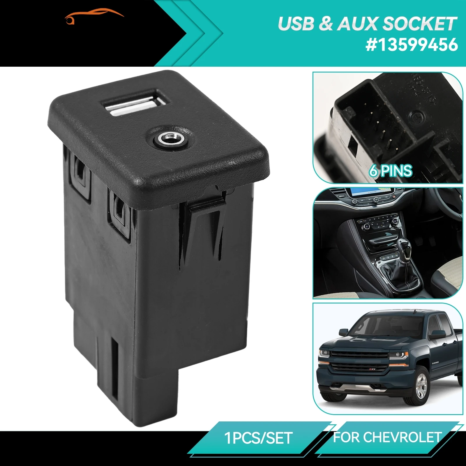 

Для Opel Vauxhall Insignia A MK7 Astra K GMC Chevrolet Buick Автомобильный USB и AUX зарядный порт, модуль, разъем, переключатель 13599456