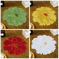 cup mats lace doily table padding drink pad bowl pad heat insulation mat non slip coasters flowers embroidery placemat