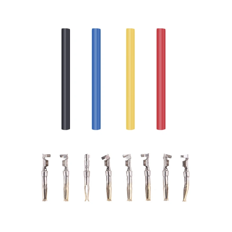 

8Pcs Phosphor bronze Cartridge Connector Clips Tubes Gold Plated Pins