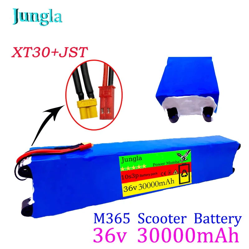 

Powerful 10s3p Battery Pack for M365 Scooter with High Capacity 18650Li Ion Cells 30000mAh