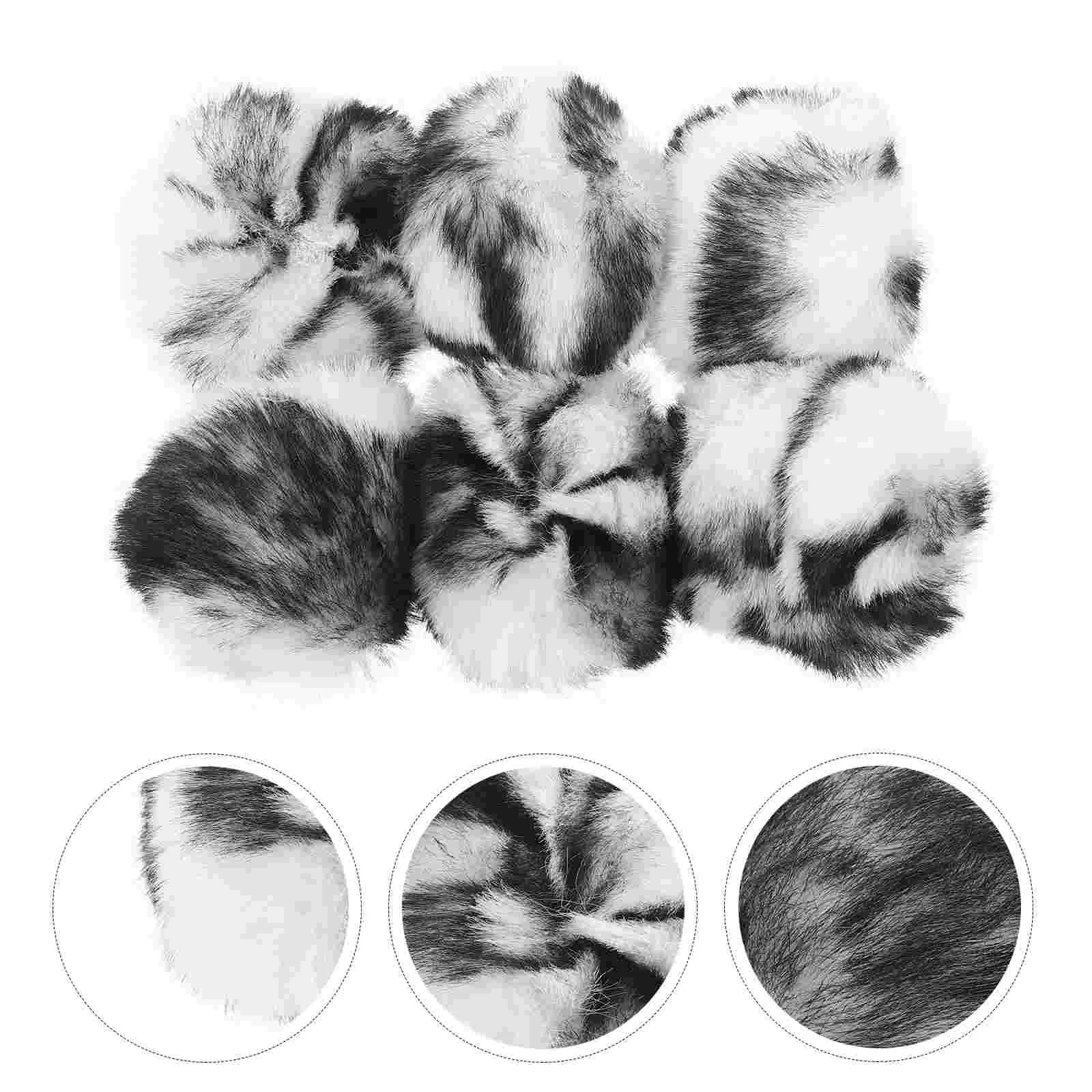 

6 Pcs Toys Cat Plush Ball Pet Reusable Scratcher Balls Soft For Cats Catnip Kitten Indoor Scratching