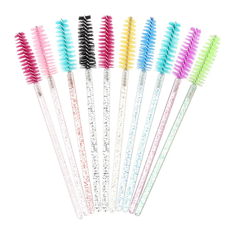 

50 шт., нейлоновая щетка для наращивания ресниц