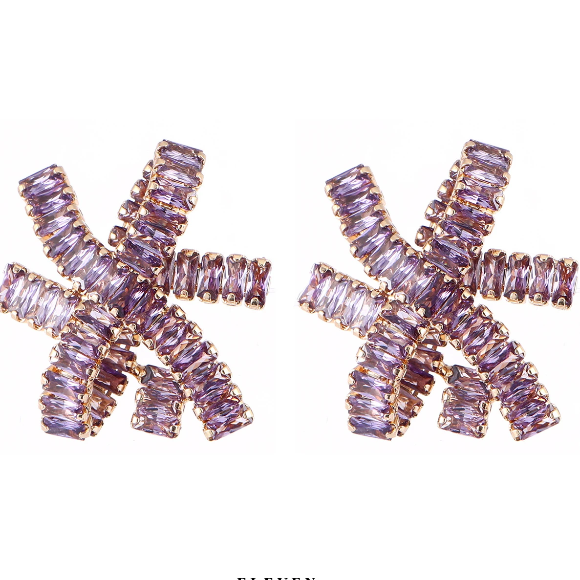 

Temperament Sweet Zircon Flower Stud Earrings Jewelry