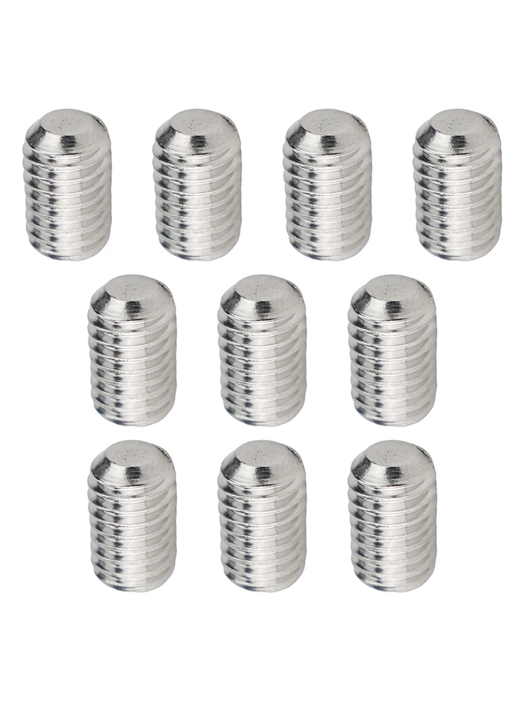 Установочные винты M5 высота 0 8 см/0 3 дюйма 10 шт. аксессуары серебряные ласты из