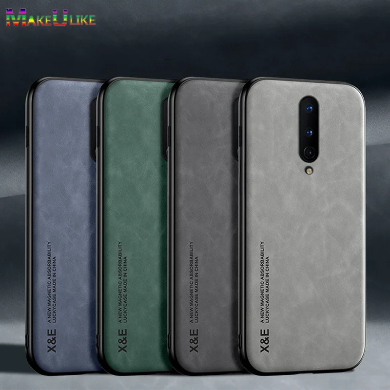 

Magnetic Case for Oneplus 8 Pro Case Leather Silky Feel Slim Cover for Oneplus 7 7T 8 9 Pro 8Pro 7TPr 7Pro 9Pro 8T Nord 9RT Case