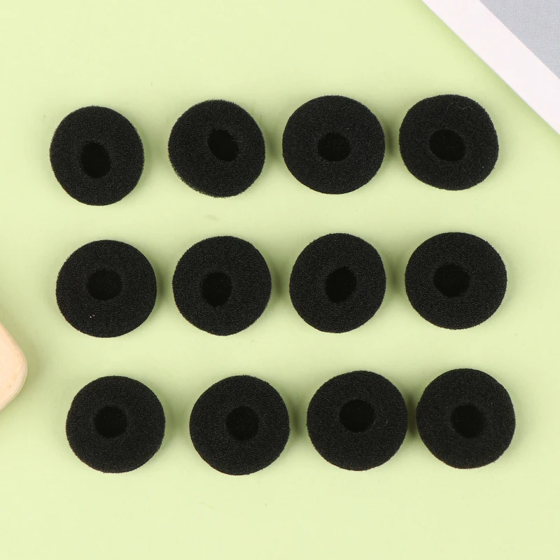 

12Pcs Ear Pads For Headphones Foam 18mm Sponge Bluetooth Earphones Replacement Earphone Earpads Covers