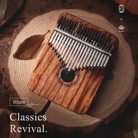 17 kalimba thumb piano mahogany musical instrument african hammer accessory kalimba tuning beginner instructions with r1z8