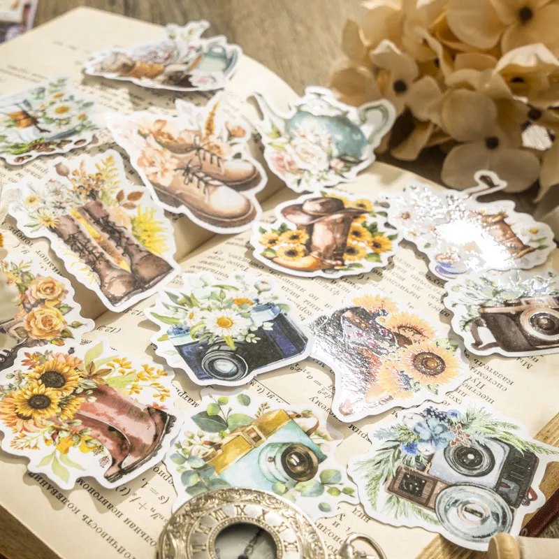 

20 листов, декоративные наклейки-коллажи