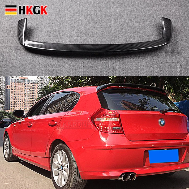 

for BMW 1 Series 2004 - 2011 (1st Generation 2-Box ) E87 (5-Door) E81 (3-Door) Carbon Fiber Rear Roof Window Spoiler Car Wing