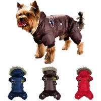 dog jumpsuit thickn warm coat for small medium large dogs waterproof winter puppy four leg costume ropa para perro