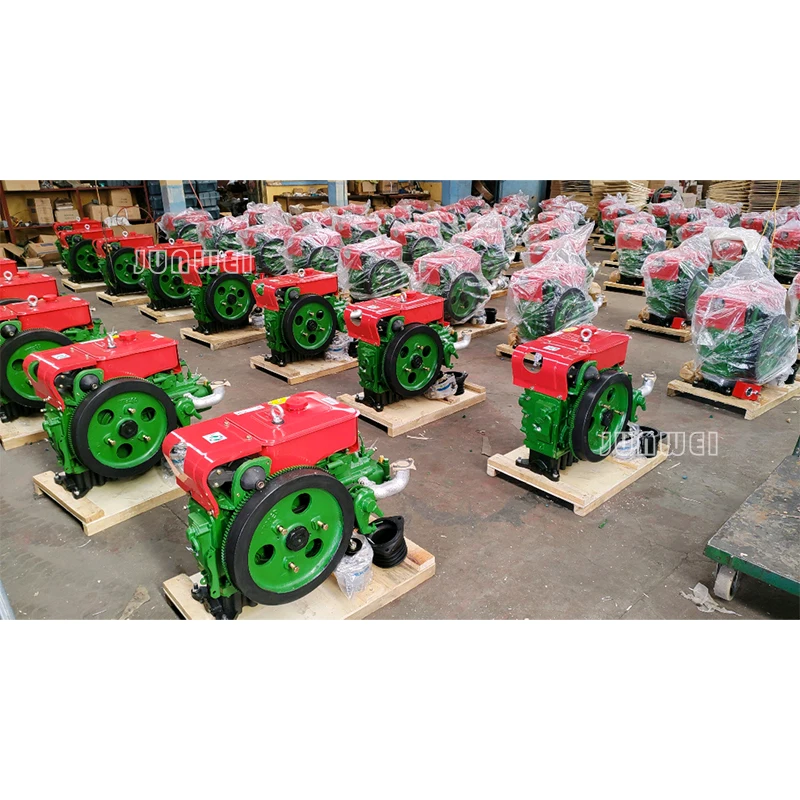 LD LAIDONG KM186 35HP одноцилиндровый мини-двигатель с водяным охлаждением и