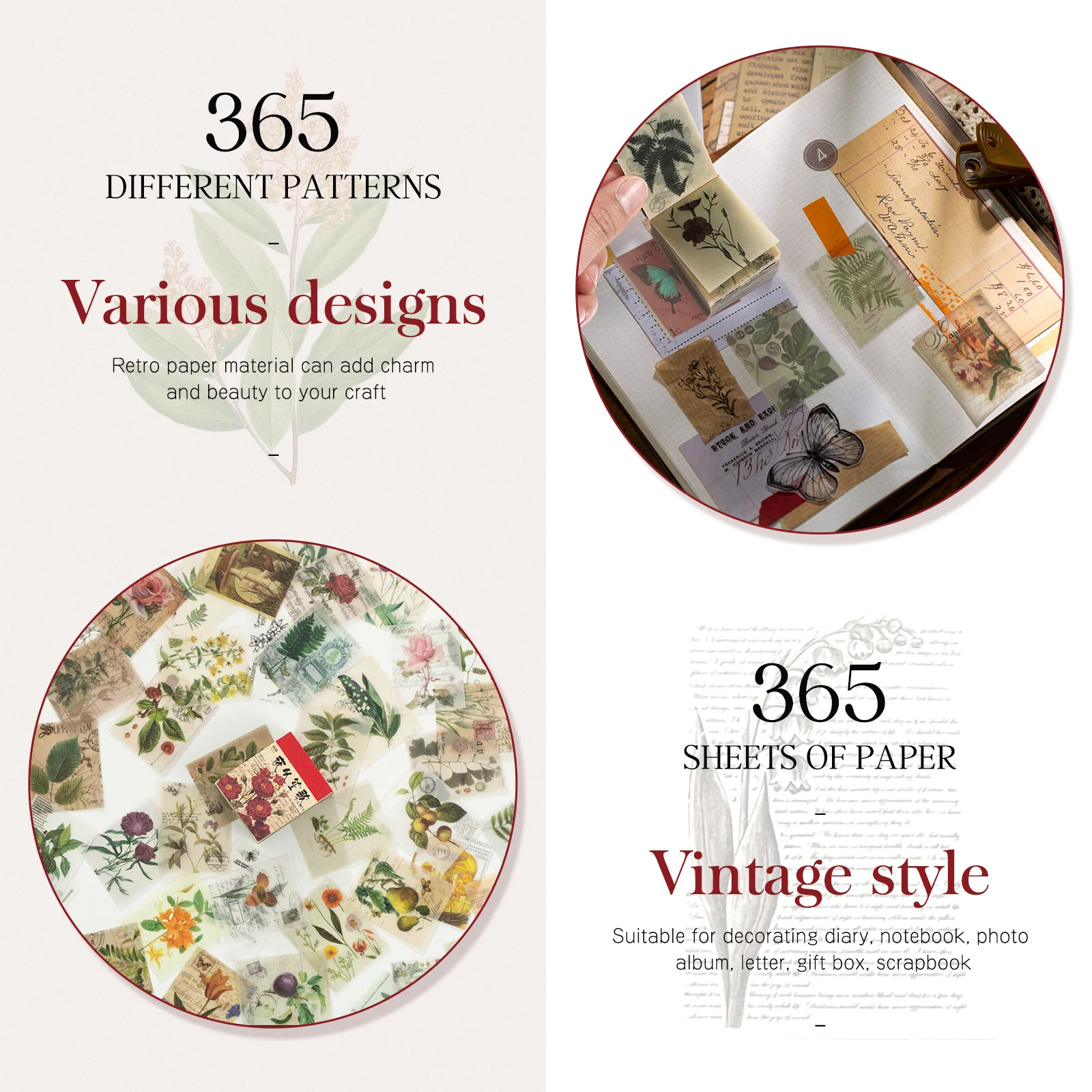 

Scrapbook Material Scrapbooking Supplies Paper Craft Materials Vintage Decor