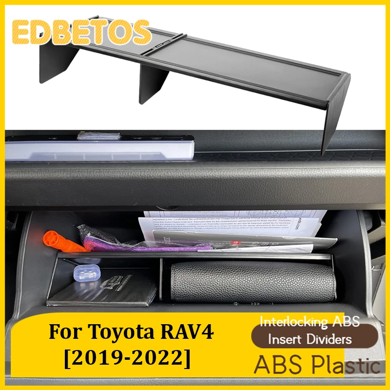 Center Console Organizer For Toyota RAV4 XA50 2019 2020 2021 2022 Center Console Storage Box Organizer Tray Interior Accessories