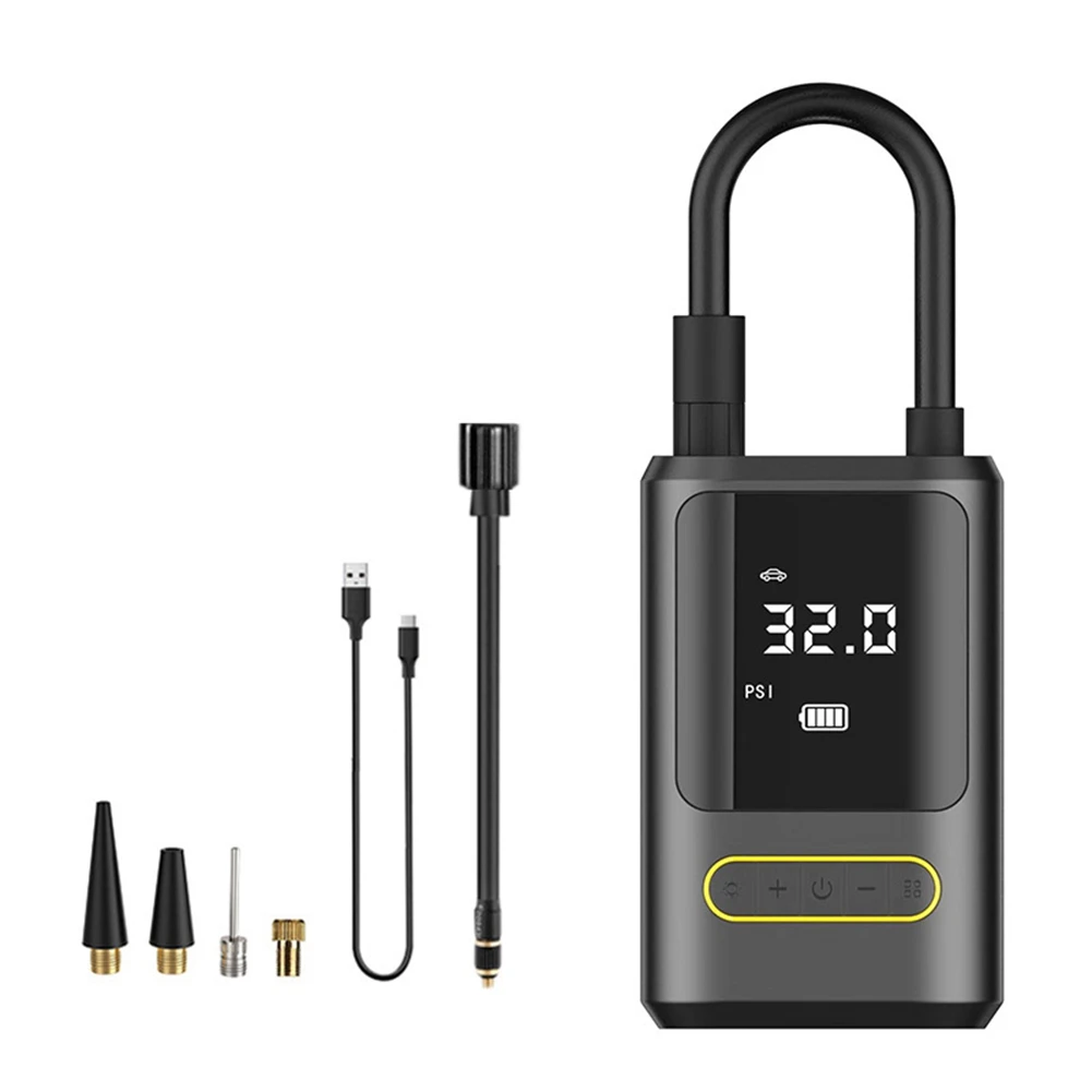 Автомобильный электрический воздушный насос велосипедный инжектор воздуха