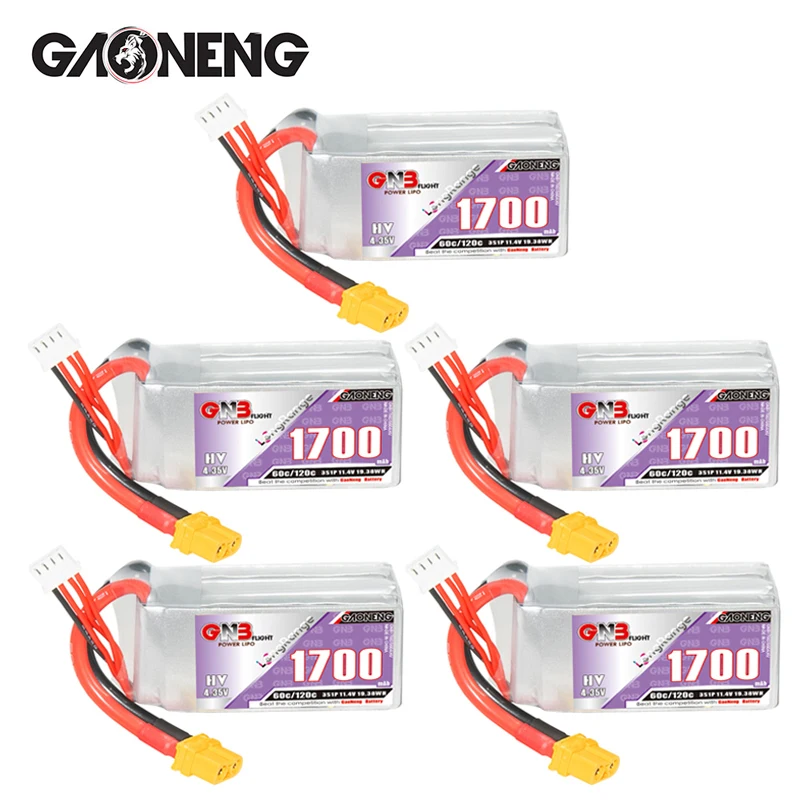 GNB 3S 11 4 В 1700 мАч 60C/120C HV Lipo аккумулятор для дрона с дистанционным управлением FPV