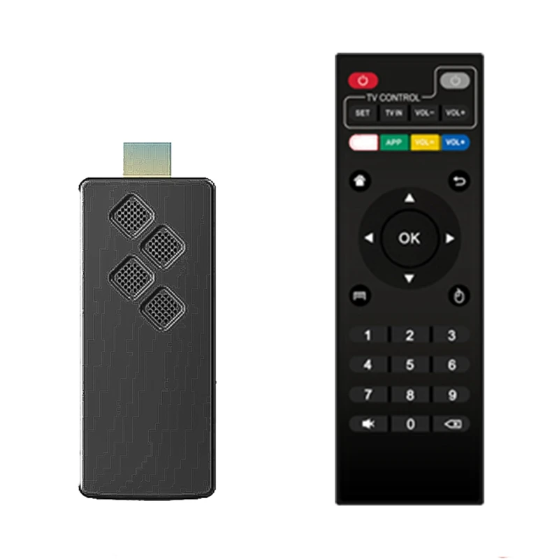 Q2 TV Stick Android 10 четырехъядерный ARM Cortex A53 2 + 16 Гб Поддержка 4K Tv Wifi потоковая Bluetooth