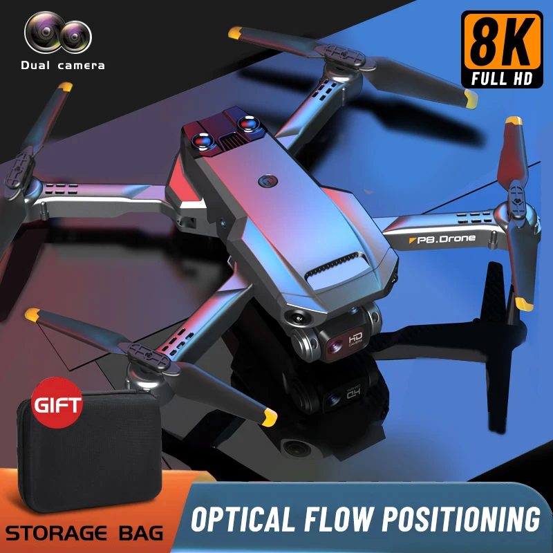 

Новинка Радиоуправляемый Дрон с камерой 8K 6K HD светообход препятствий складной Дрон летательная связь игрушки с дистанционным управлением