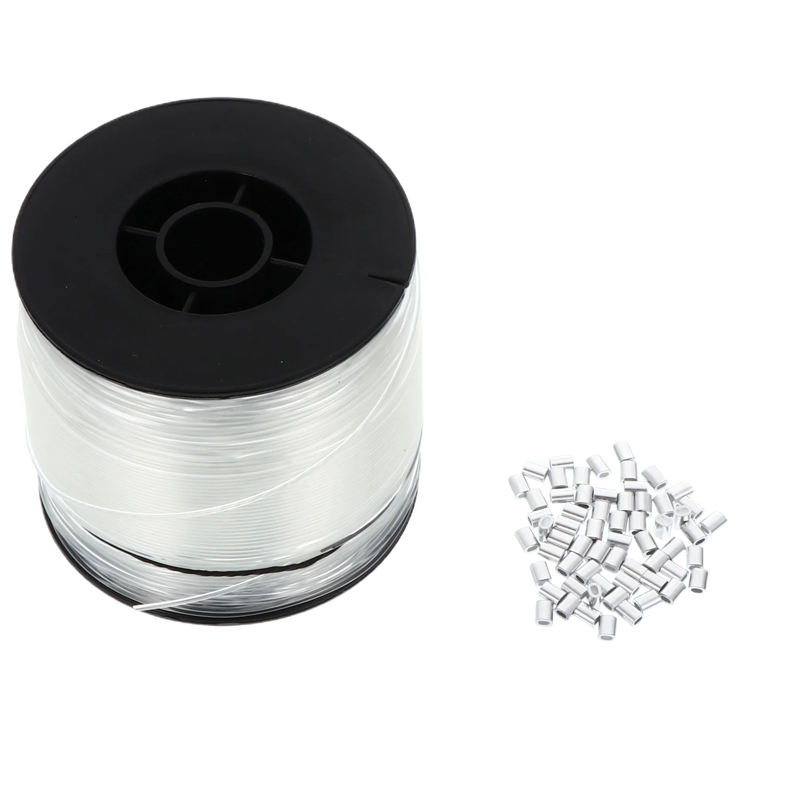 

Line Nylon Thread Monofilament Rope Wire Beading Invisible Clear Resistant Wear Professional Coated Roll Sea 500M Cord Aluminum
