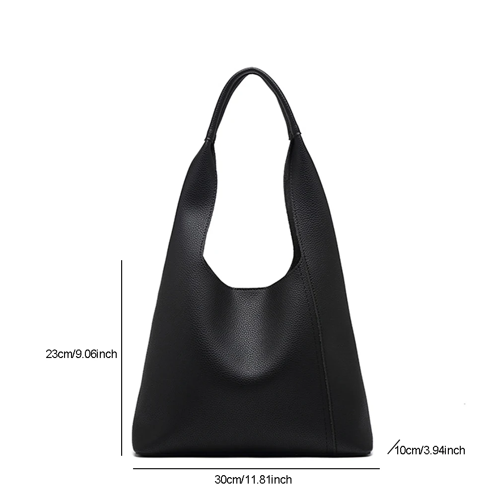 Большая сумка-тоут из искусственной кожи большая вместительная сумка-хобо с