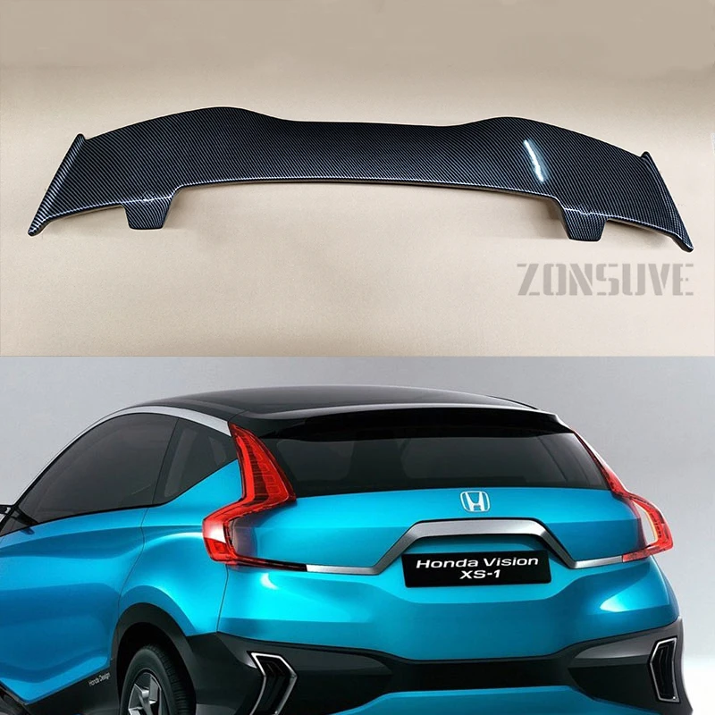 

Используется для Honda Vision XS-1 Спойлер ABS пластик углеродное волокно вид хэтчбека крыша заднее крыло Корпус Комплект аксессуаров