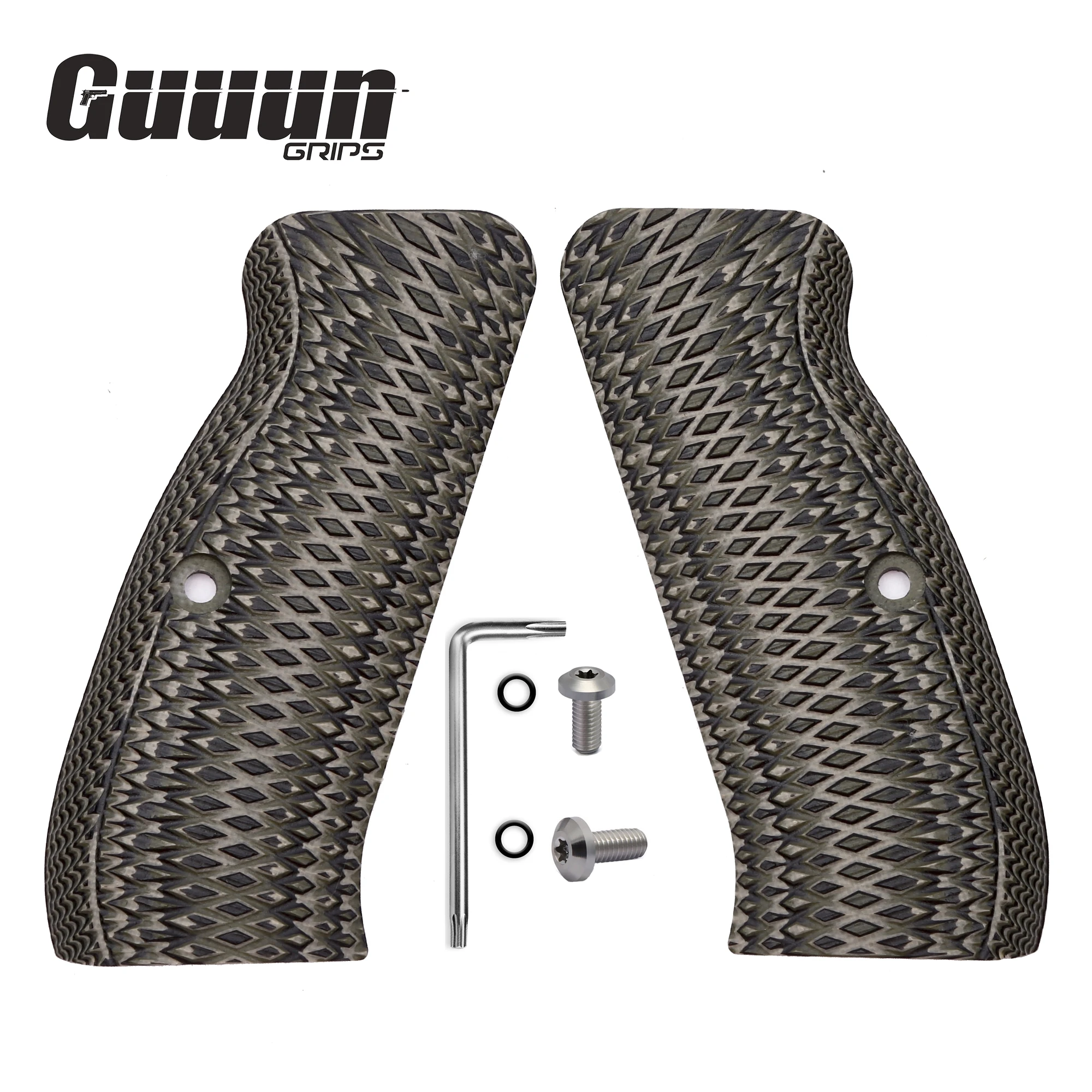 

Guuun G10 CZ Grip for Full Size CZ 75 Matrix Light Texture