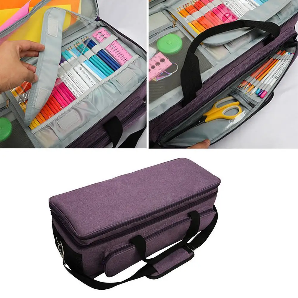 

1PCs Tool Carrying Case Big Capacity Cutting Machine Supplies Storage Bag For Cricut Explore Air 2Knitting Needle Household