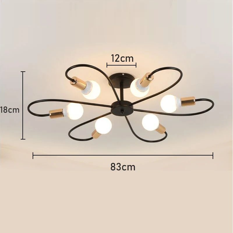 

Подвесной светильник ONLYLIGHT E27 черный металл