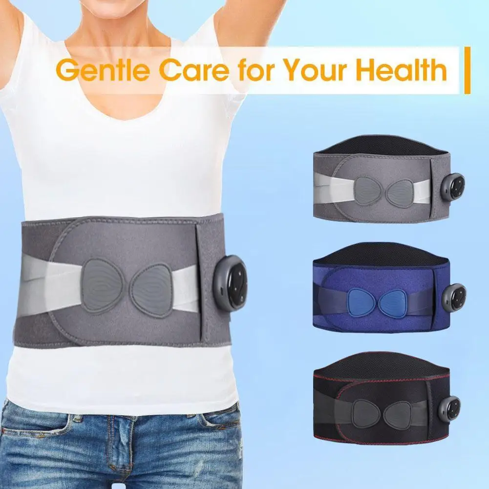 

Electric Heating Waist Massage Belt Back Support Warm Electric Physiotherapy Hot Massager Waist Abdominal Compress E0S9