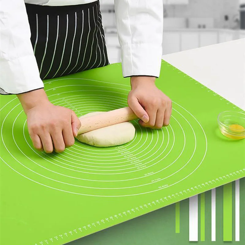 

Baking Dough Mats Large Size Baking Mat Rolling Kneading Dough Pad With Scale Bakery Pastry Mat Crepes Pizza Dessert DoughPads