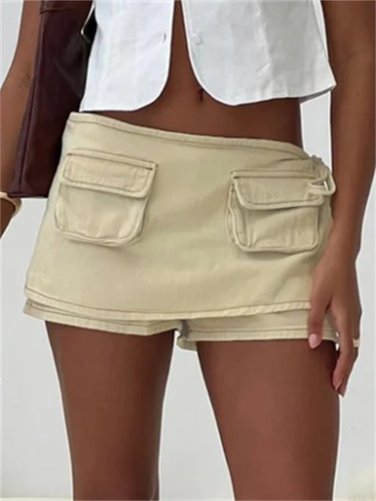 CHRONSTYLE женские летние джинсовые шорты тонкие повседневные мини-джинсы на шнурке