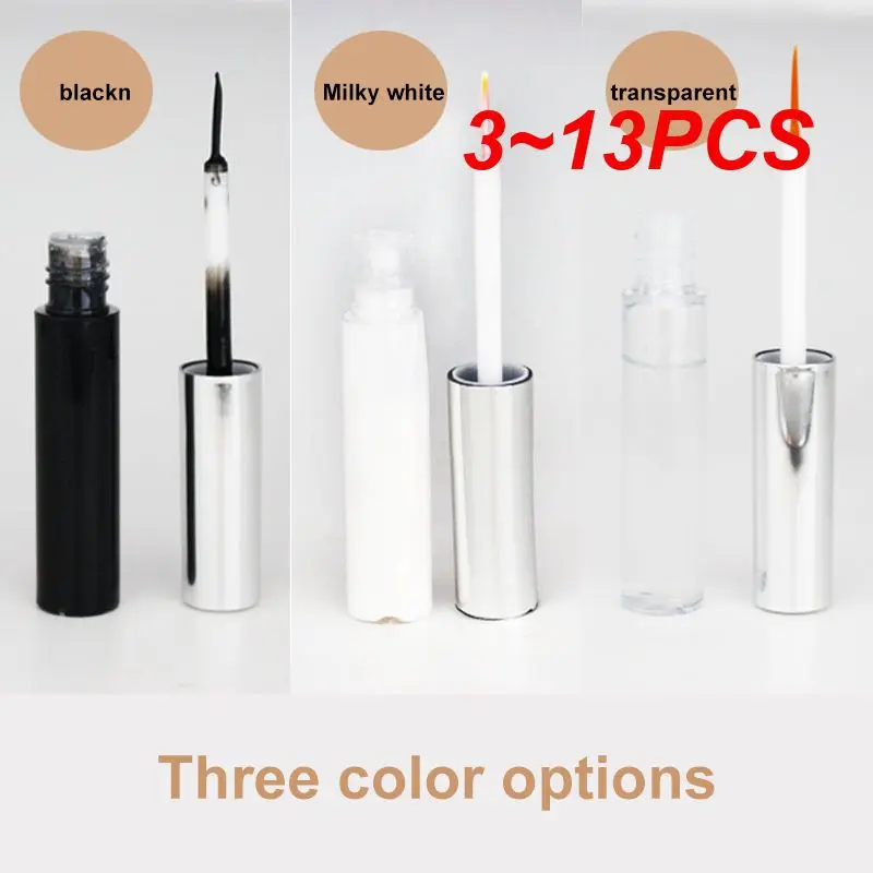 

3 ~ 13 шт. клей для накладных ресниц, 3 цвета, водонепроницаемый клей для ресниц, сильная быстросохнущая искусственная кожа, макияж, норковые ресницы