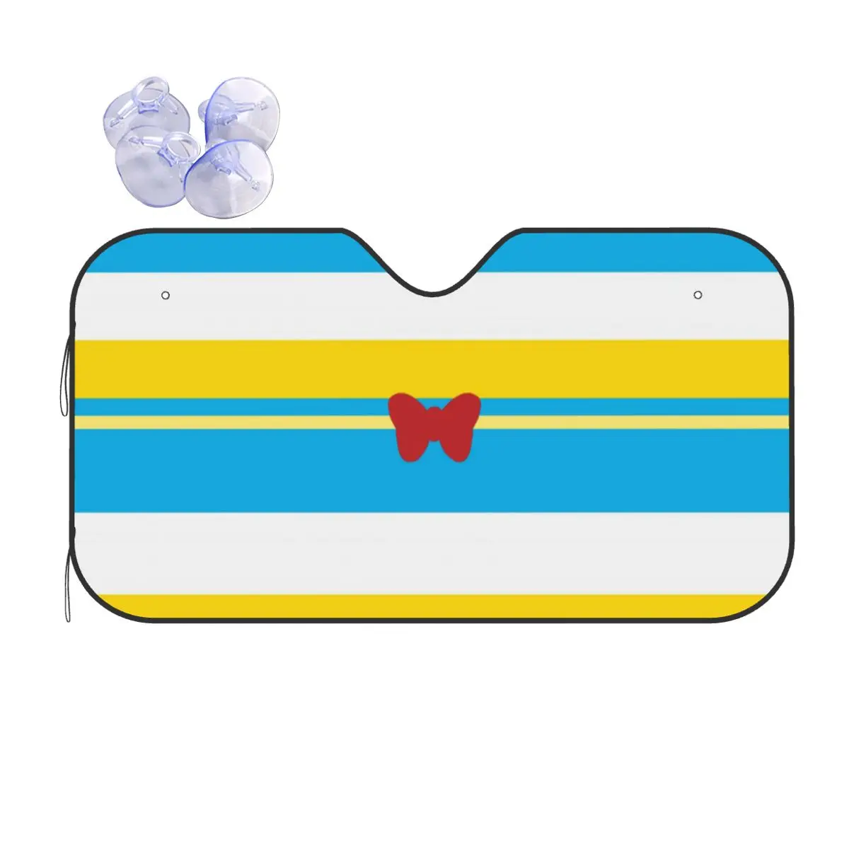 

Cartoon Duck Aw Phooey Windshield Sunshade Universal Car Front Windshield 76x140cm Car Window Windscreen Cover Heat Reflector