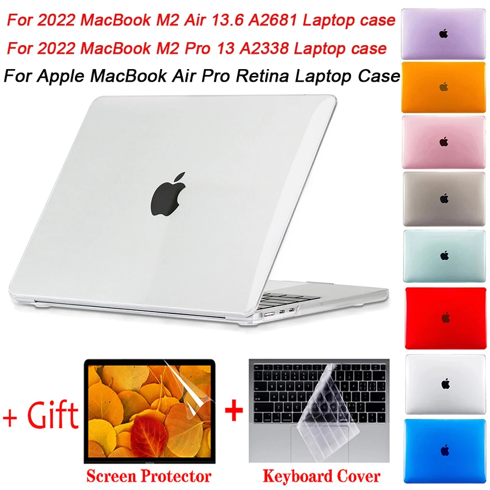 For Macbook Air M2 2022 Model A2681 13.6 Inch Case For Apple