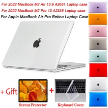 Laptop Case for MacBook Air M2 2022 a2681 13.6 inch Case For APPLE Macbook 11 12 13 14 15 16 inch m3 laptop shell m1 Pro 13.3