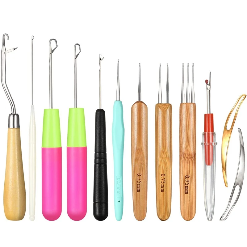 

Hot Dreadlocks Tool Set,3Pcs Dreadlocks Crochet,Hook Crochet Needle,Hair Locking Tool,Bent Latch Hook Set for Braid Craft