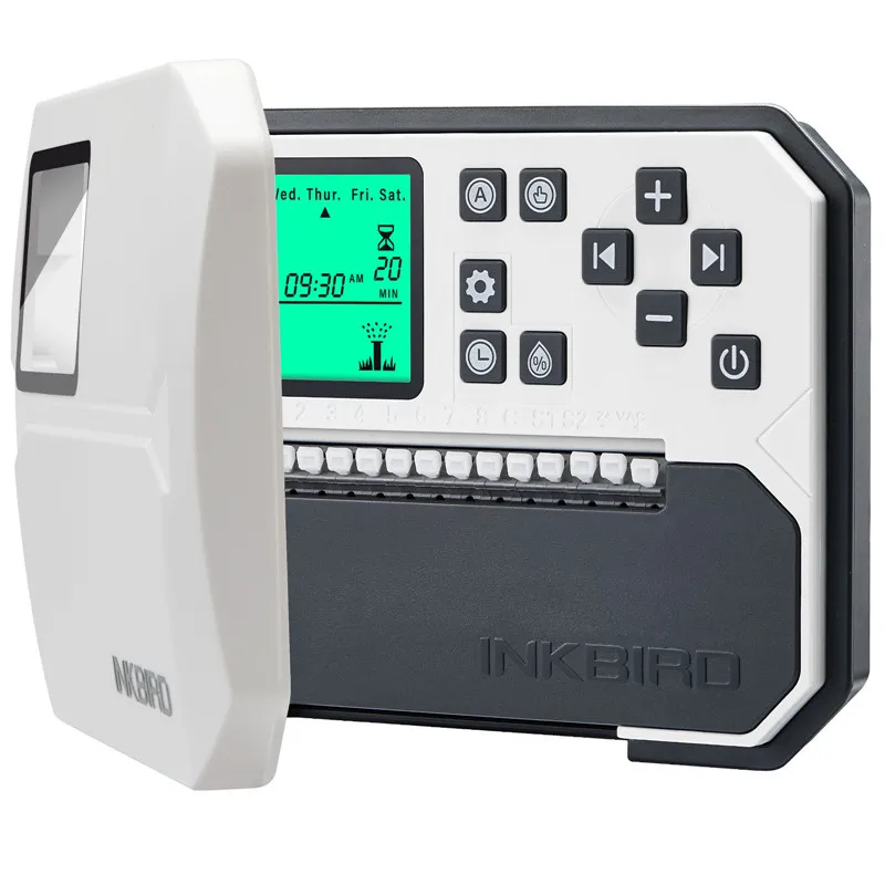 

INKBIRD Automatic Irrigation Controller Smart Sprinkler System Up-to 8-Zone Watering With Settable Start Time Seasonal Adjust