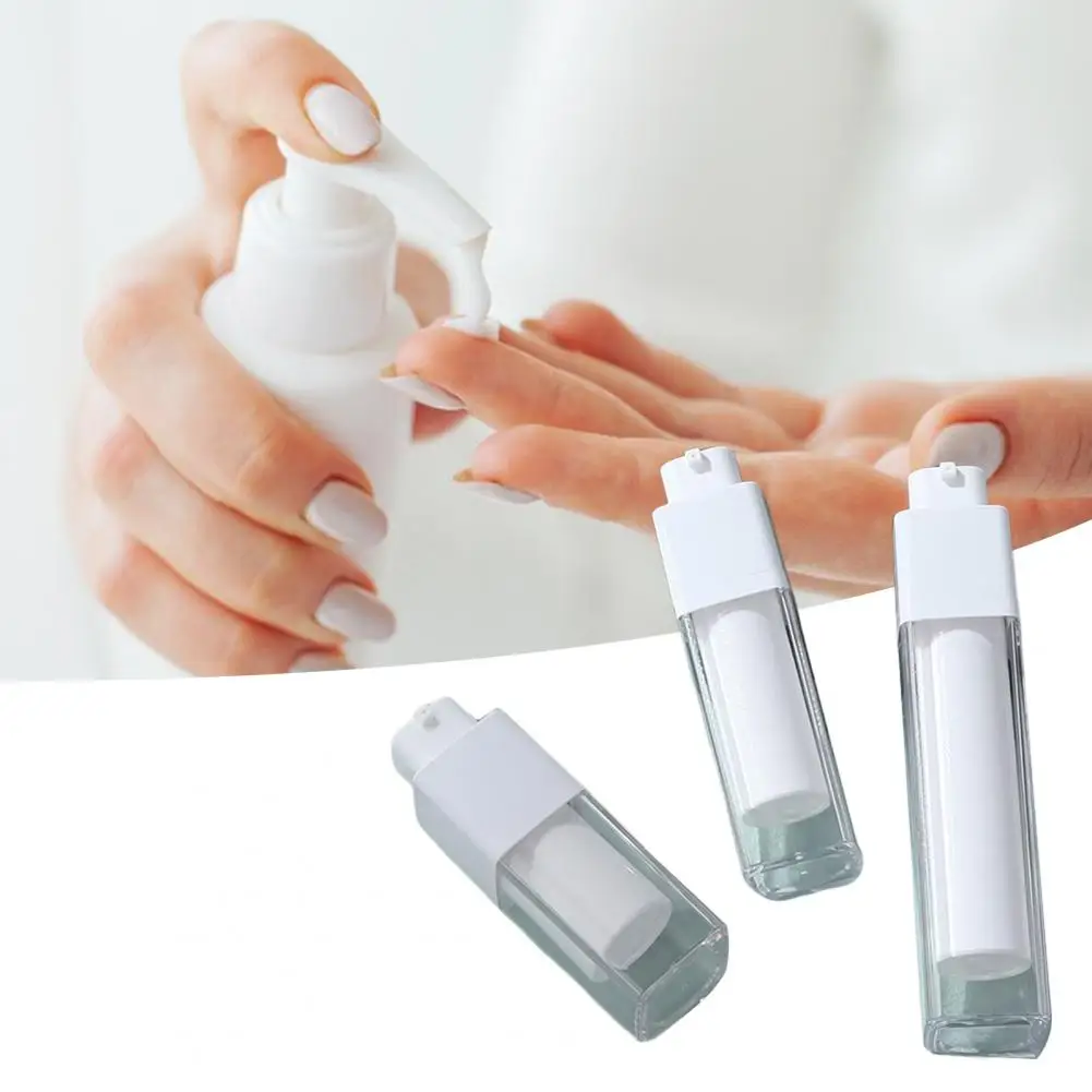 

15ml/30ml/50ml Refillable Bottle Portable Airless Lotion Vacuum Pump Cosmetic Bottle Makeup Tools for Travel